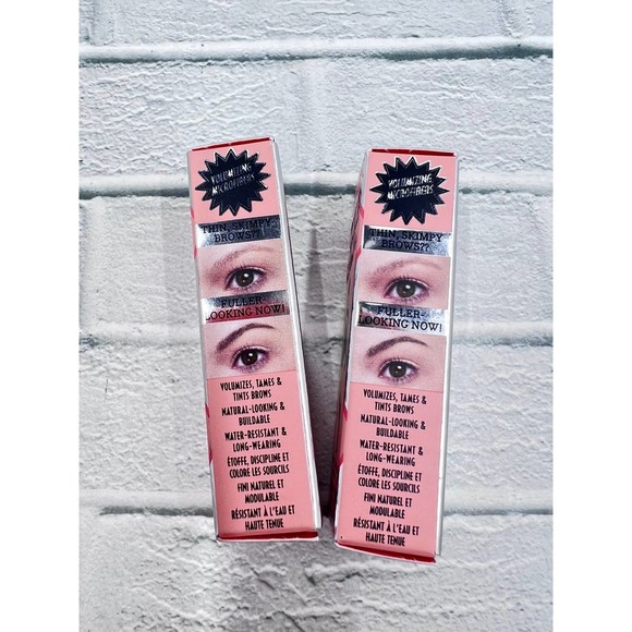 Benefit Gimme Brow Volumizing Fiber Gel Bundle Neutral Deep BrownEyebrow Definer - Picture 3 of 9